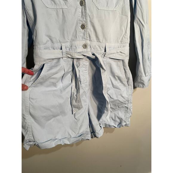 J.Crew Foundry Chino Short Coveralls in Blue Size 8 - Picture 6 of 14